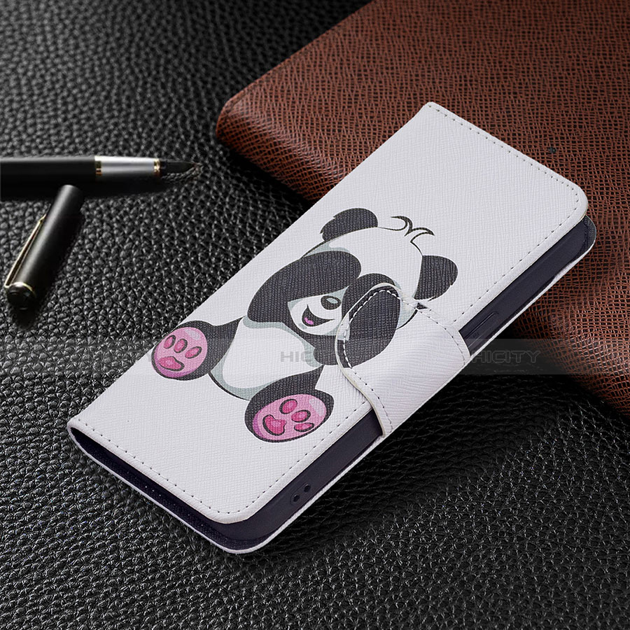 Coque Portefeuille Motif Fantaisie Livre Cuir Etui Clapet L07 pour Apple iPhone 14 Plus Blanc Plus