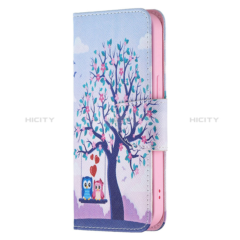 Coque Portefeuille Motif Fantaisie Livre Cuir Etui Clapet L07 pour Apple iPhone 14 Pro Mixte Plus