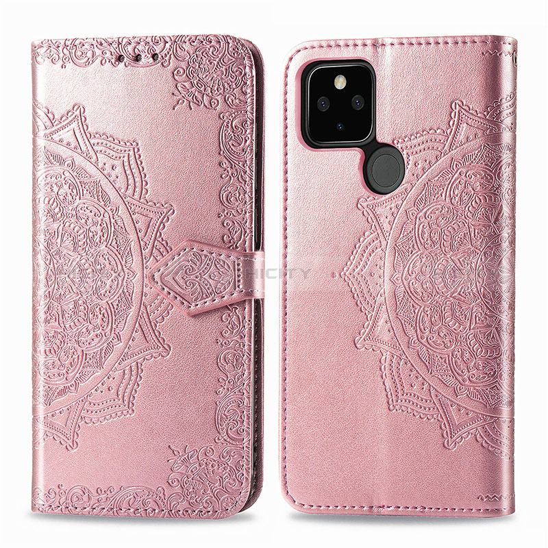 Coque Portefeuille Motif Fantaisie Livre Cuir Etui Clapet pour Google Pixel 5 Plus