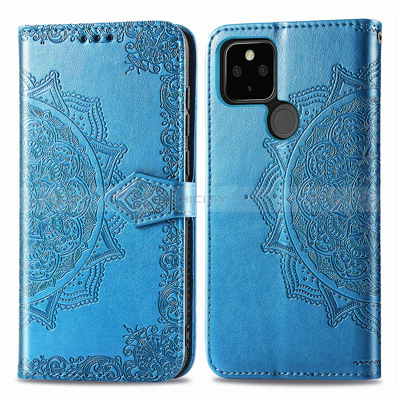 Coque Portefeuille Motif Fantaisie Livre Cuir Etui Clapet pour Google Pixel 5 Plus