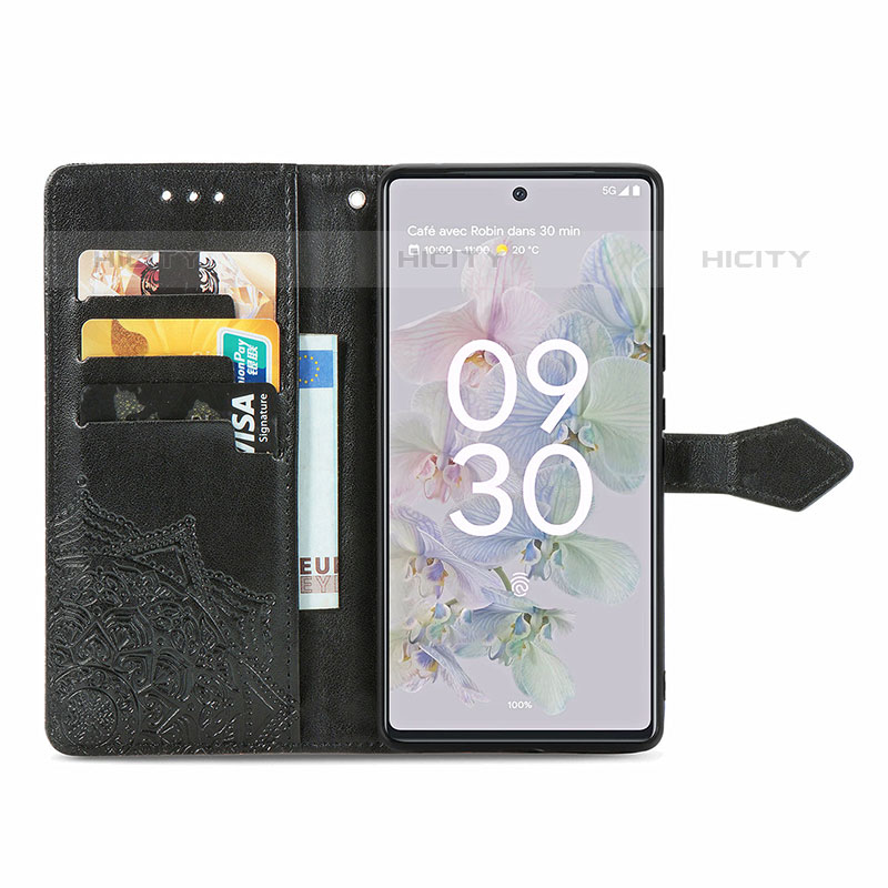 Coque Portefeuille Motif Fantaisie Livre Cuir Etui Clapet pour Google Pixel 6a 5G Plus