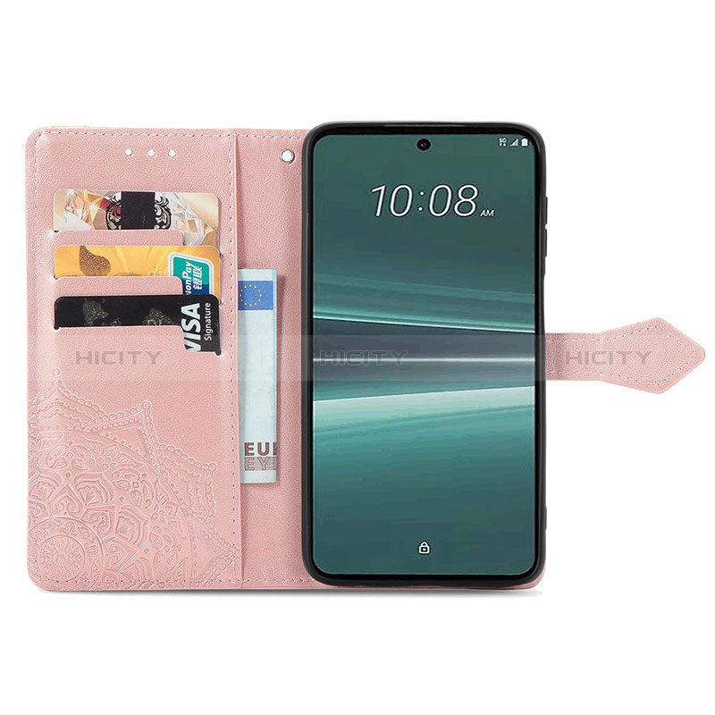 Coque Portefeuille Motif Fantaisie Livre Cuir Etui Clapet pour HTC U23 5G Plus