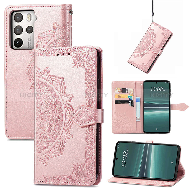 Coque Portefeuille Motif Fantaisie Livre Cuir Etui Clapet pour HTC U23 Pro 5G Plus