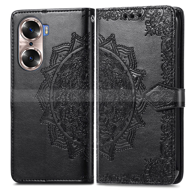 Coque Portefeuille Motif Fantaisie Livre Cuir Etui Clapet pour Huawei Honor 60 5G Plus