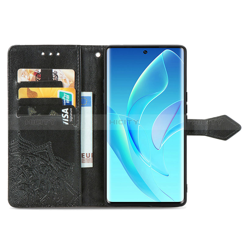 Coque Portefeuille Motif Fantaisie Livre Cuir Etui Clapet pour Huawei Honor 60 Pro 5G Plus