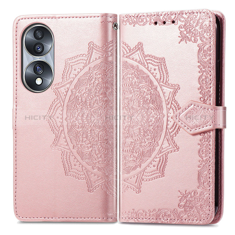 Coque Portefeuille Motif Fantaisie Livre Cuir Etui Clapet pour Huawei Honor 70 5G Plus