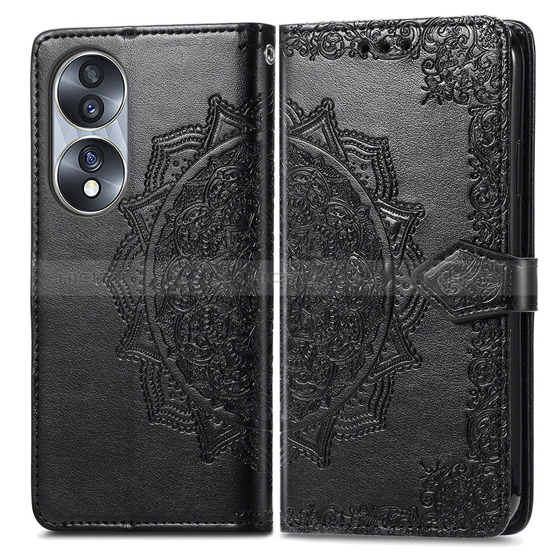 Coque Portefeuille Motif Fantaisie Livre Cuir Etui Clapet pour Huawei Honor 70 5G Plus