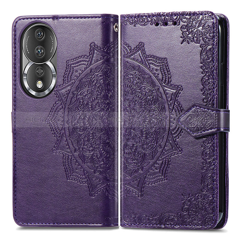 Coque Portefeuille Motif Fantaisie Livre Cuir Etui Clapet pour Huawei Honor 80 5G Plus