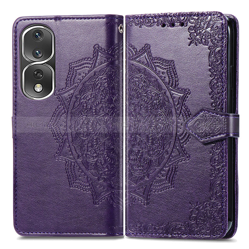 Coque Portefeuille Motif Fantaisie Livre Cuir Etui Clapet pour Huawei Honor 80 Pro Flat 5G Plus