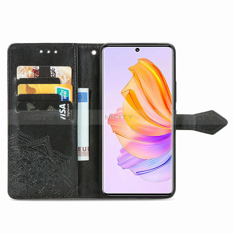 Coque Portefeuille Motif Fantaisie Livre Cuir Etui Clapet pour Huawei Honor 80 SE 5G Plus