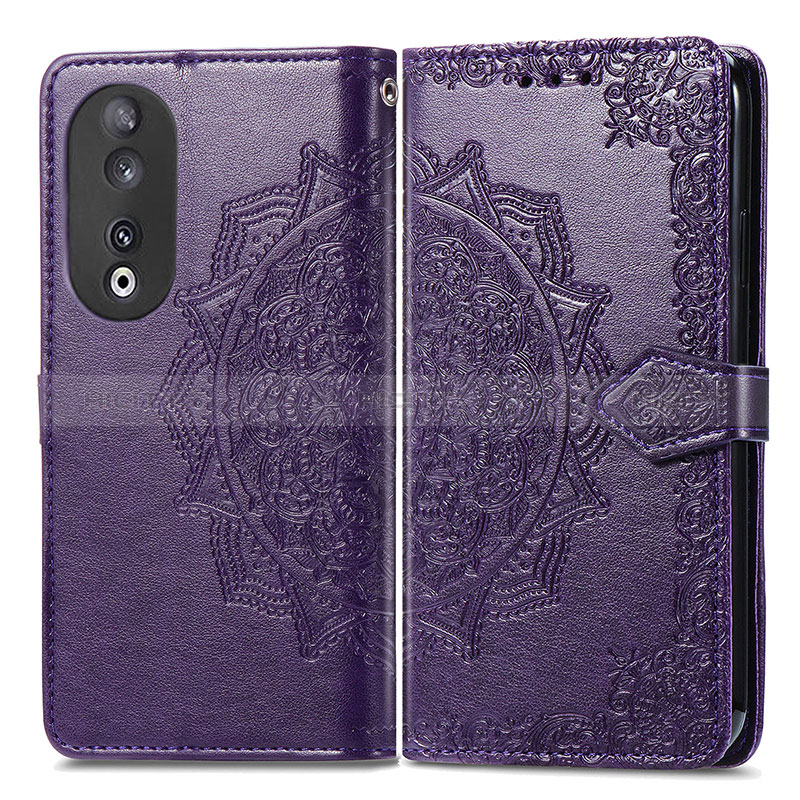 Coque Portefeuille Motif Fantaisie Livre Cuir Etui Clapet pour Huawei Honor 90 5G Plus