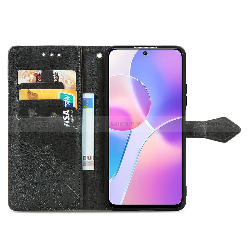 Coque Portefeuille Motif Fantaisie Livre Cuir Etui Clapet pour Huawei Honor X30i Plus