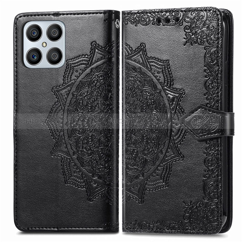 Coque Portefeuille Motif Fantaisie Livre Cuir Etui Clapet pour Huawei Honor X8 4G Plus