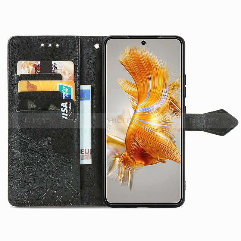 Coque Portefeuille Motif Fantaisie Livre Cuir Etui Clapet pour Huawei Mate 50E Plus