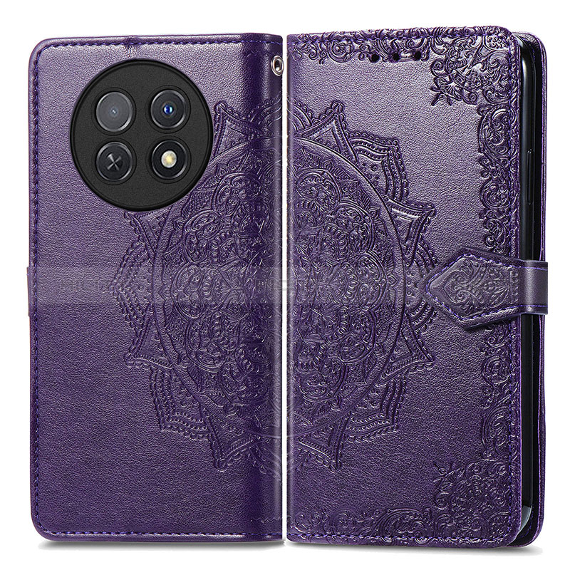 Coque Portefeuille Motif Fantaisie Livre Cuir Etui Clapet pour Huawei Nova Y91 Plus