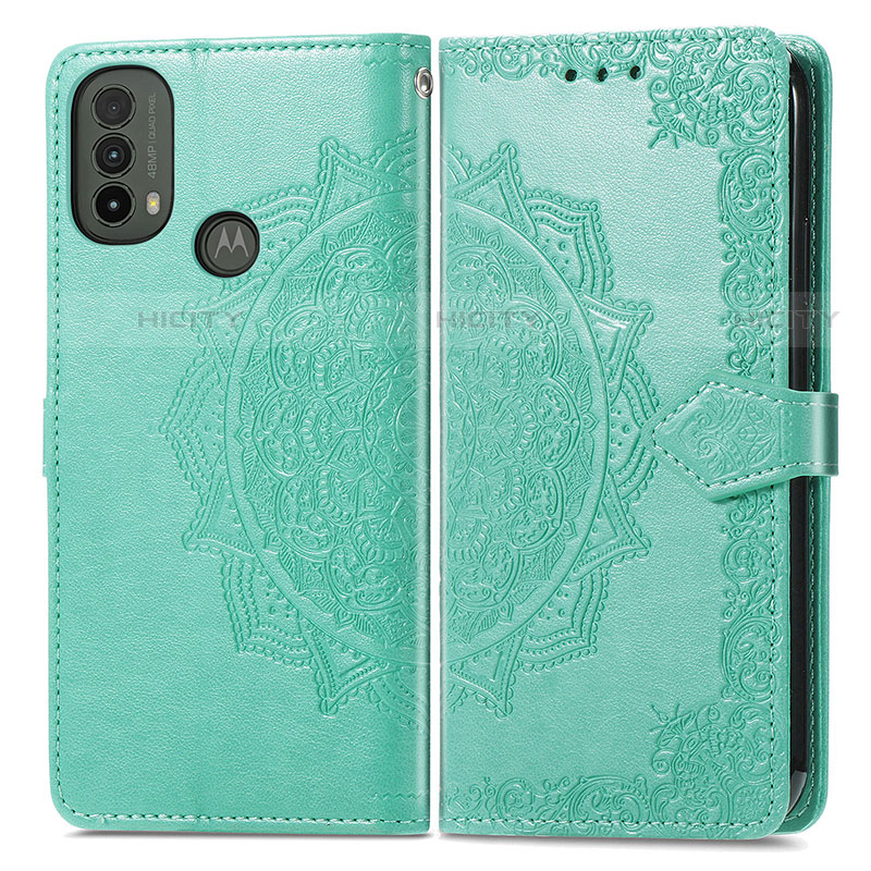 Coque Portefeuille Motif Fantaisie Livre Cuir Etui Clapet pour Motorola Moto E20 Plus