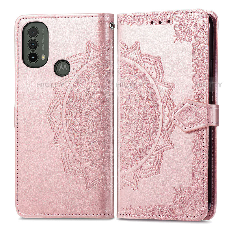 Coque Portefeuille Motif Fantaisie Livre Cuir Etui Clapet pour Motorola Moto E30 Plus