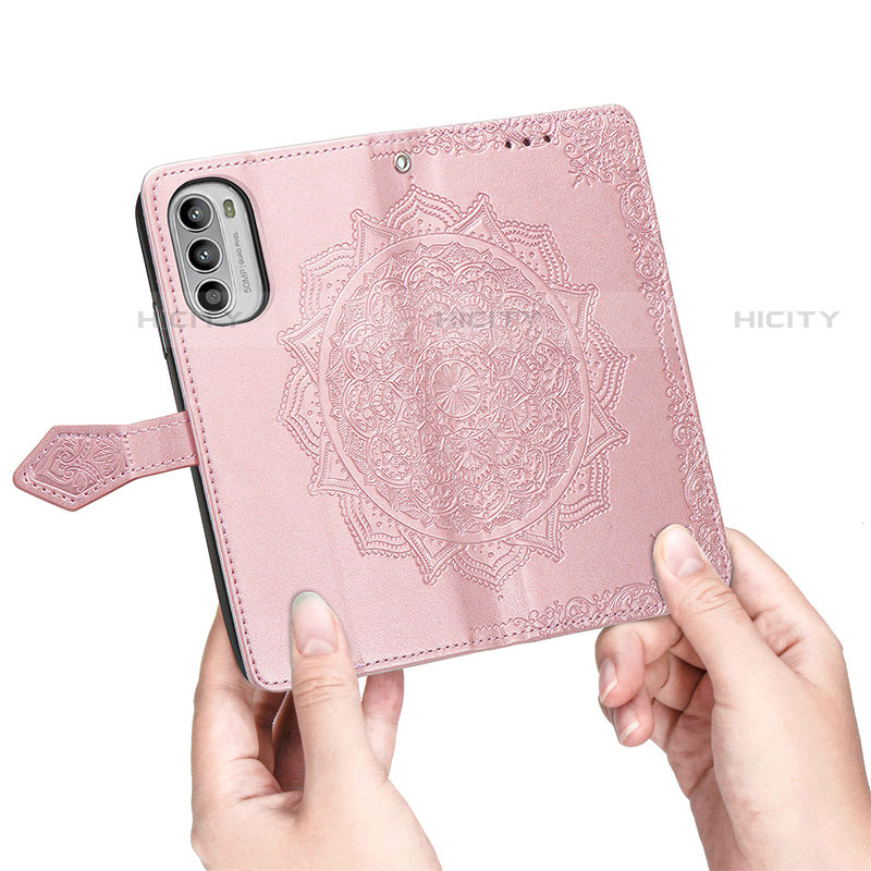 Coque Portefeuille Motif Fantaisie Livre Cuir Etui Clapet pour Motorola Moto Edge (2022) 5G Plus