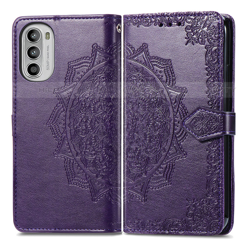 Coque Portefeuille Motif Fantaisie Livre Cuir Etui Clapet pour Motorola Moto Edge (2022) 5G Plus