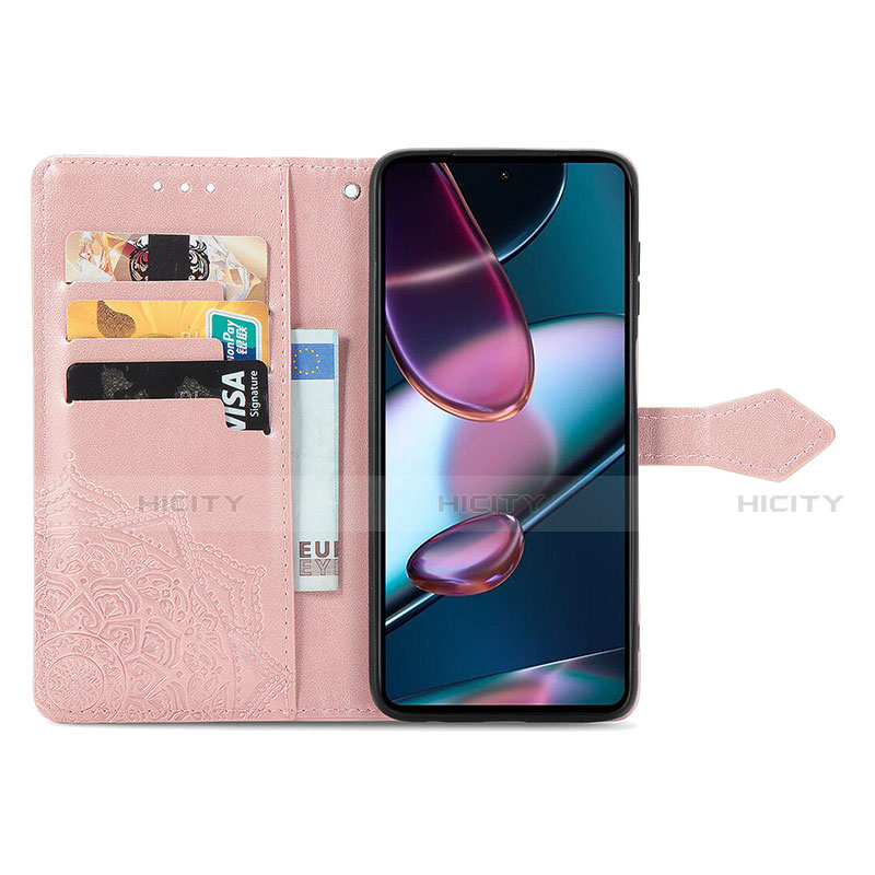 Coque Portefeuille Motif Fantaisie Livre Cuir Etui Clapet pour Motorola Moto Edge 30 Pro 5G Plus