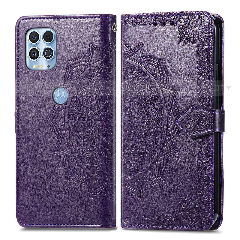 Coque Portefeuille Motif Fantaisie Livre Cuir Etui Clapet pour Motorola Moto Edge S 5G Plus