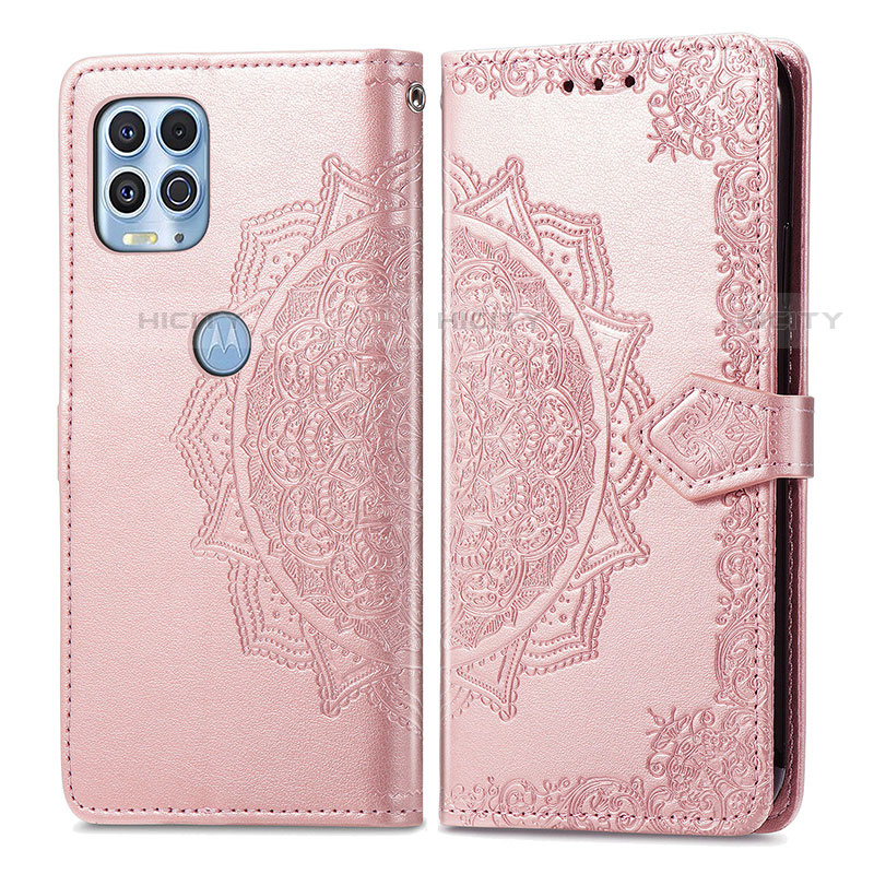 Coque Portefeuille Motif Fantaisie Livre Cuir Etui Clapet pour Motorola Moto Edge S 5G Plus