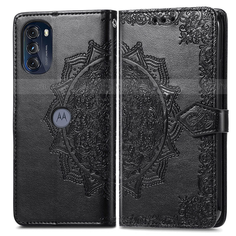 Coque Portefeuille Motif Fantaisie Livre Cuir Etui Clapet pour Motorola Moto G 5G (2022) Plus