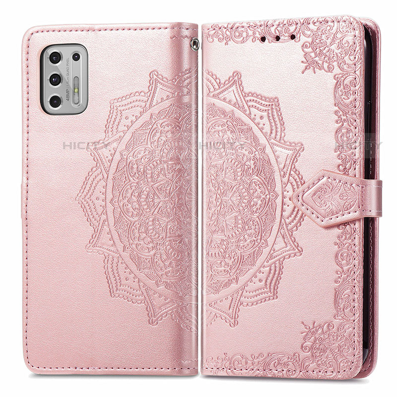 Coque Portefeuille Motif Fantaisie Livre Cuir Etui Clapet pour Motorola Moto G Stylus (2021) Plus