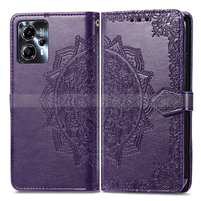 Coque Portefeuille Motif Fantaisie Livre Cuir Etui Clapet pour Motorola Moto G23 Plus