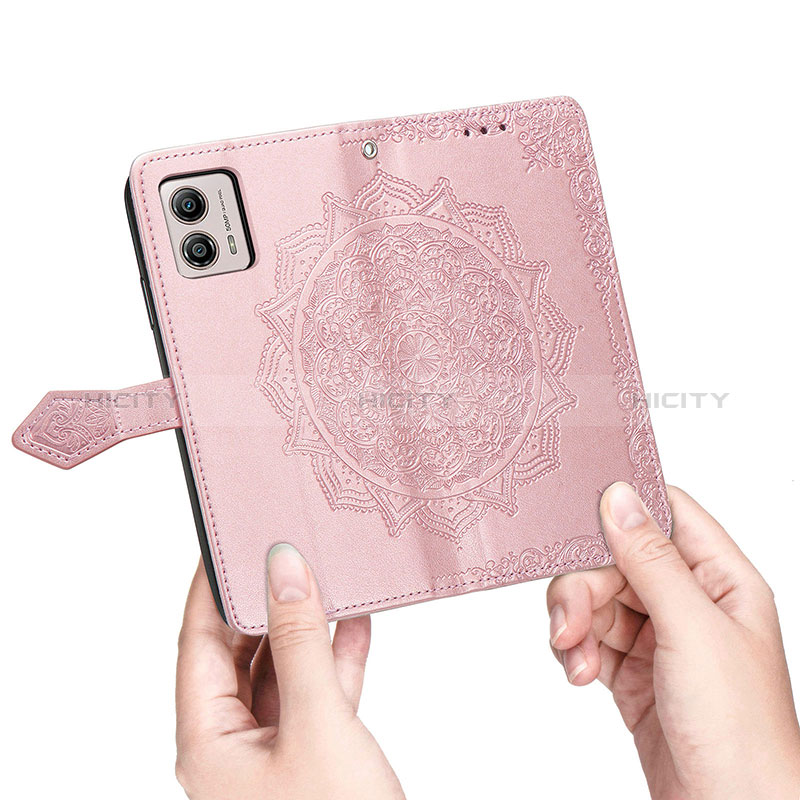 Coque Portefeuille Motif Fantaisie Livre Cuir Etui Clapet pour Motorola Moto G53y 5G Plus