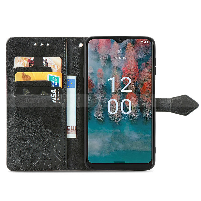 Coque Portefeuille Motif Fantaisie Livre Cuir Etui Clapet pour Nokia C12 Pro Plus