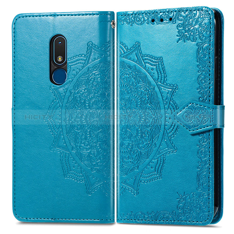 Coque Portefeuille Motif Fantaisie Livre Cuir Etui Clapet pour Nokia C3 Plus