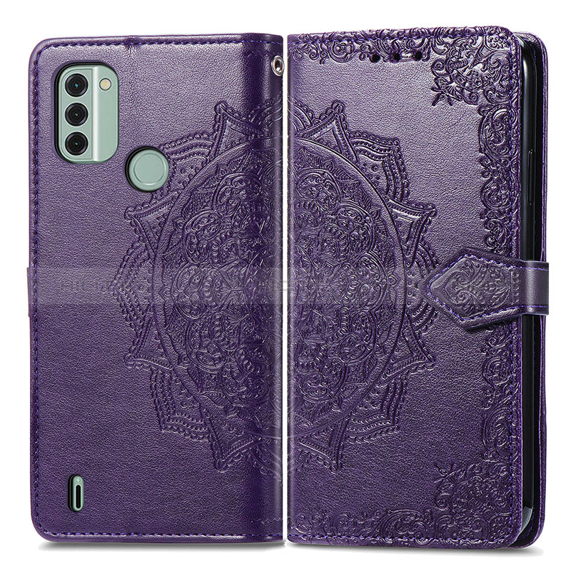 Coque Portefeuille Motif Fantaisie Livre Cuir Etui Clapet pour Nokia C31 Plus