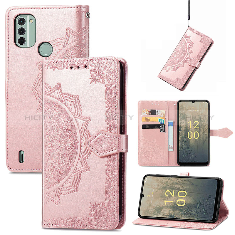 Coque Portefeuille Motif Fantaisie Livre Cuir Etui Clapet pour Nokia C31 Plus