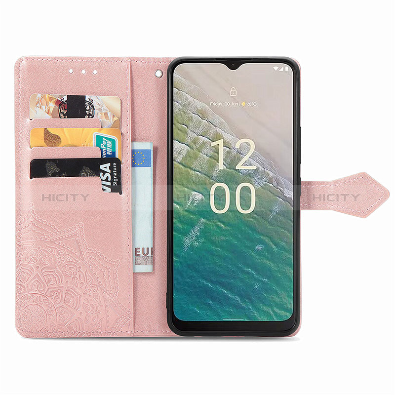 Coque Portefeuille Motif Fantaisie Livre Cuir Etui Clapet pour Nokia C32 Plus