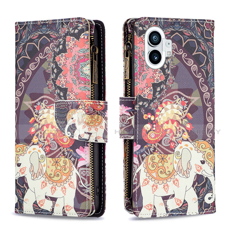 Coque Portefeuille Motif Fantaisie Livre Cuir Etui Clapet pour Nothing Phone 1 Mixte Plus