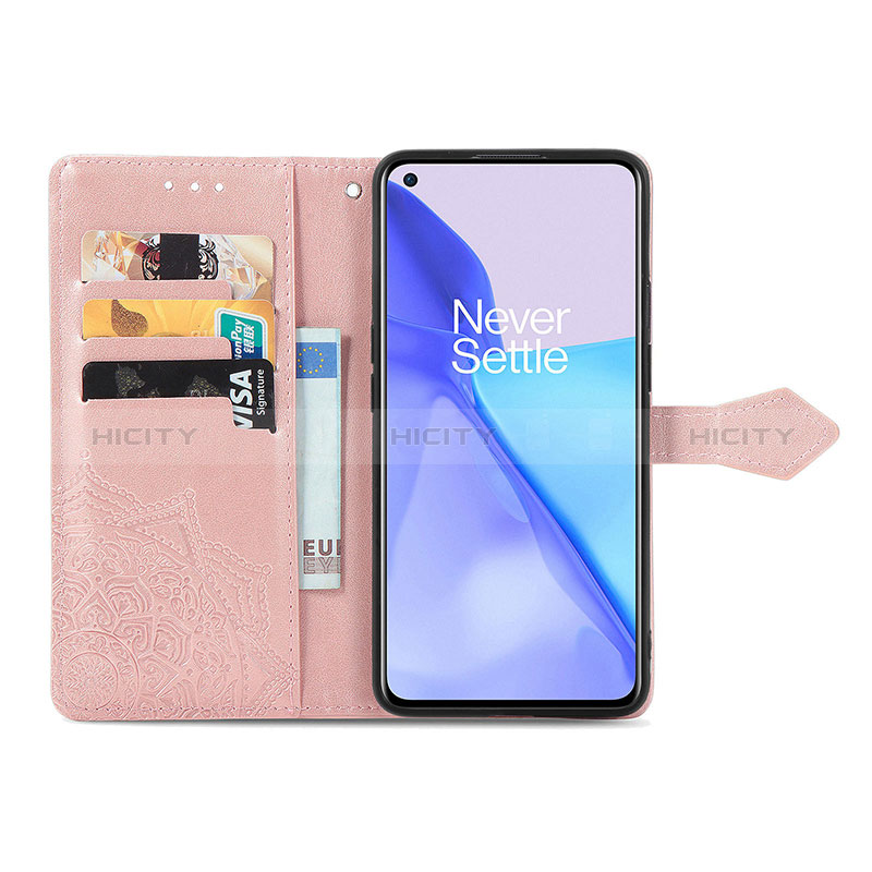 Coque Portefeuille Motif Fantaisie Livre Cuir Etui Clapet pour OnePlus 9 5G Plus