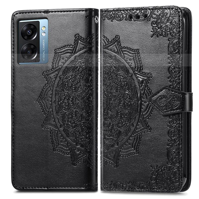 Coque Portefeuille Motif Fantaisie Livre Cuir Etui Clapet pour OnePlus Nord N300 5G Noir Plus