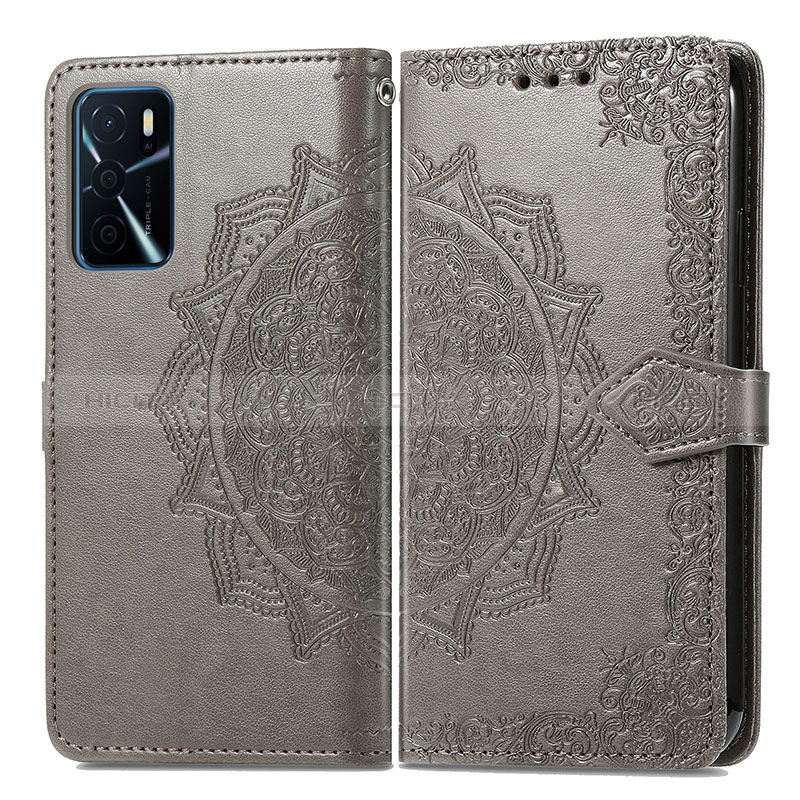 Coque Portefeuille Motif Fantaisie Livre Cuir Etui Clapet pour Oppo A16 Plus