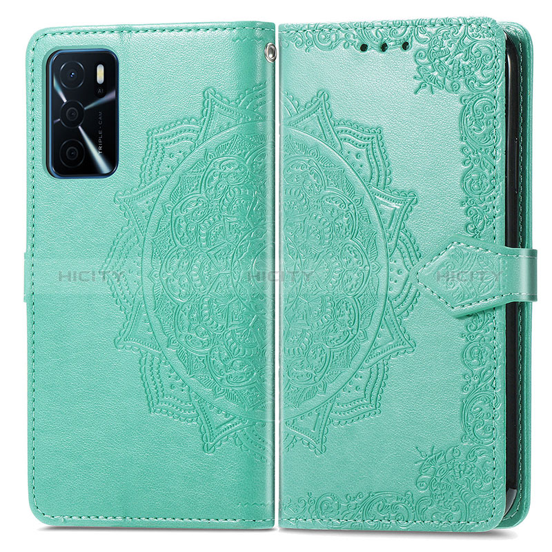 Coque Portefeuille Motif Fantaisie Livre Cuir Etui Clapet pour Oppo A16 Plus