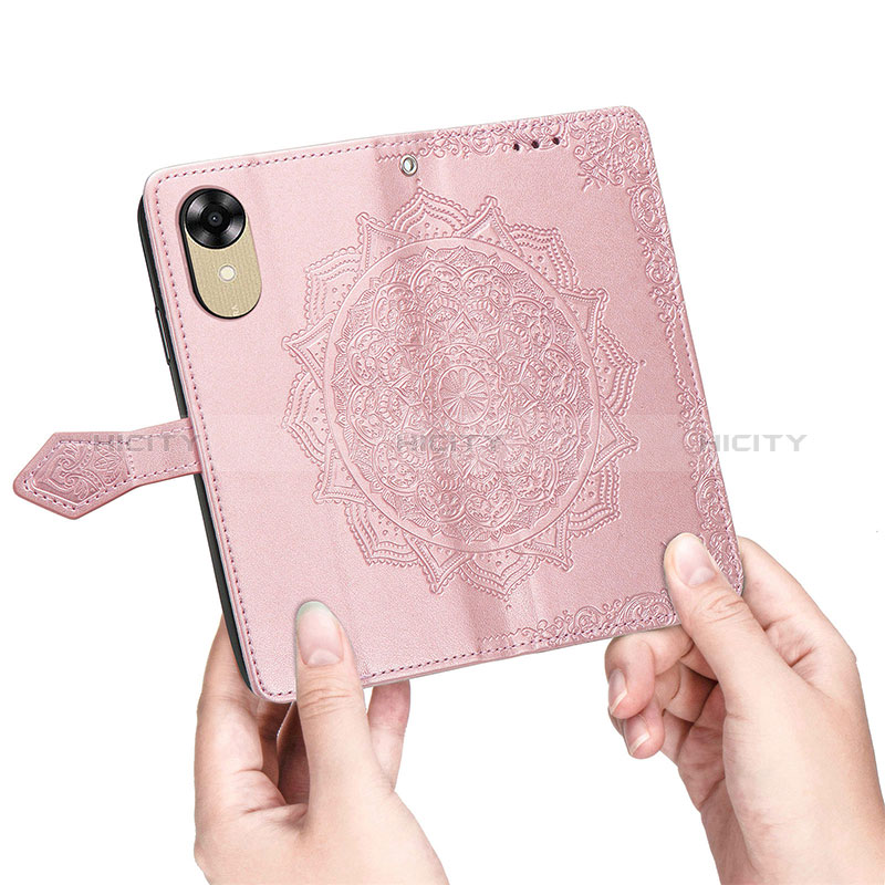 Coque Portefeuille Motif Fantaisie Livre Cuir Etui Clapet pour Oppo A17K Plus