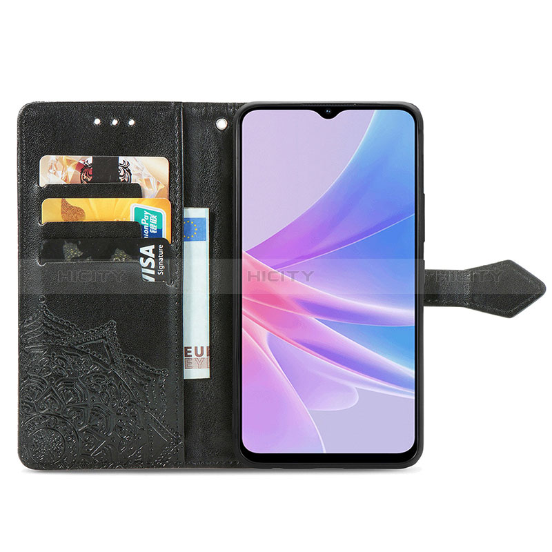 Coque Portefeuille Motif Fantaisie Livre Cuir Etui Clapet pour Oppo A18 Plus