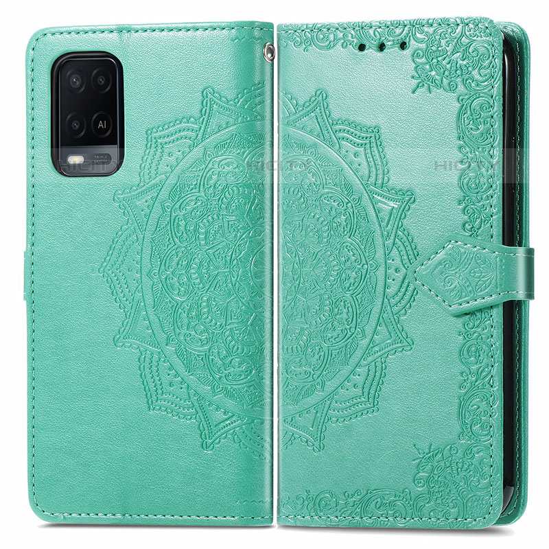 Coque Portefeuille Motif Fantaisie Livre Cuir Etui Clapet pour Oppo A54 4G Plus