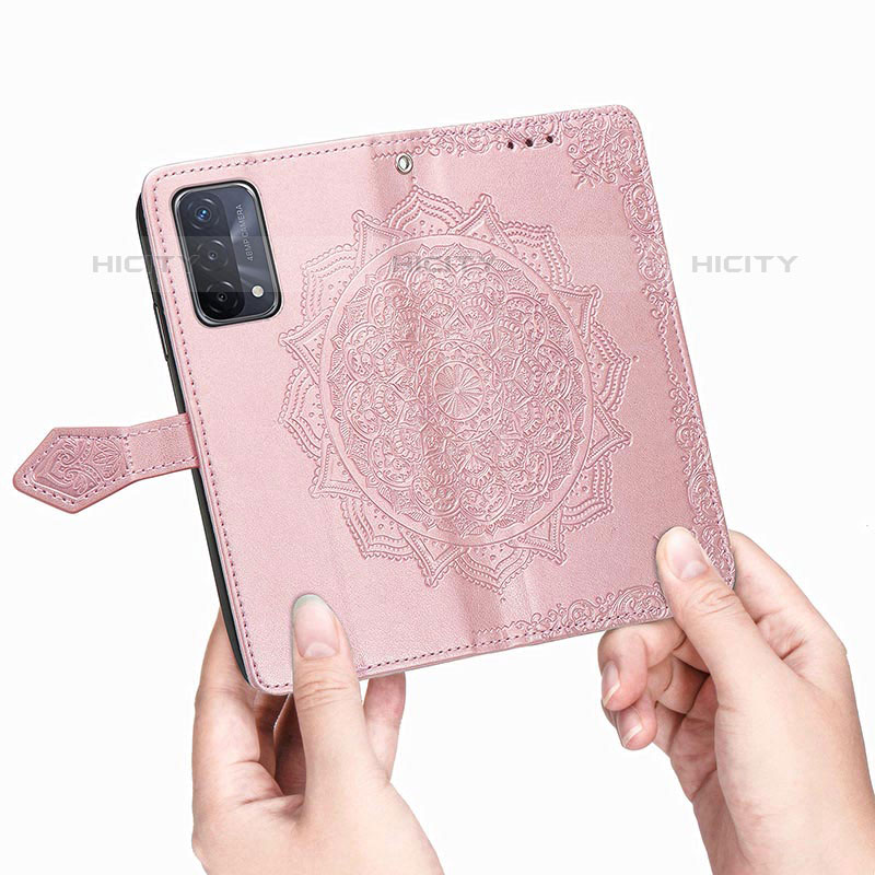 Coque Portefeuille Motif Fantaisie Livre Cuir Etui Clapet pour Oppo A55 5G Plus