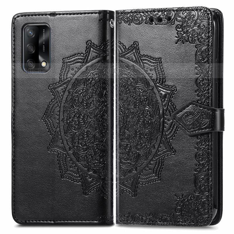 Coque Portefeuille Motif Fantaisie Livre Cuir Etui Clapet pour Oppo A74 4G Plus