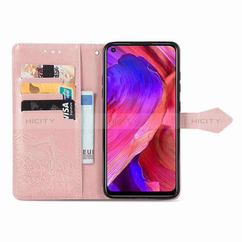 Coque Portefeuille Motif Fantaisie Livre Cuir Etui Clapet pour Oppo A74 5G Plus