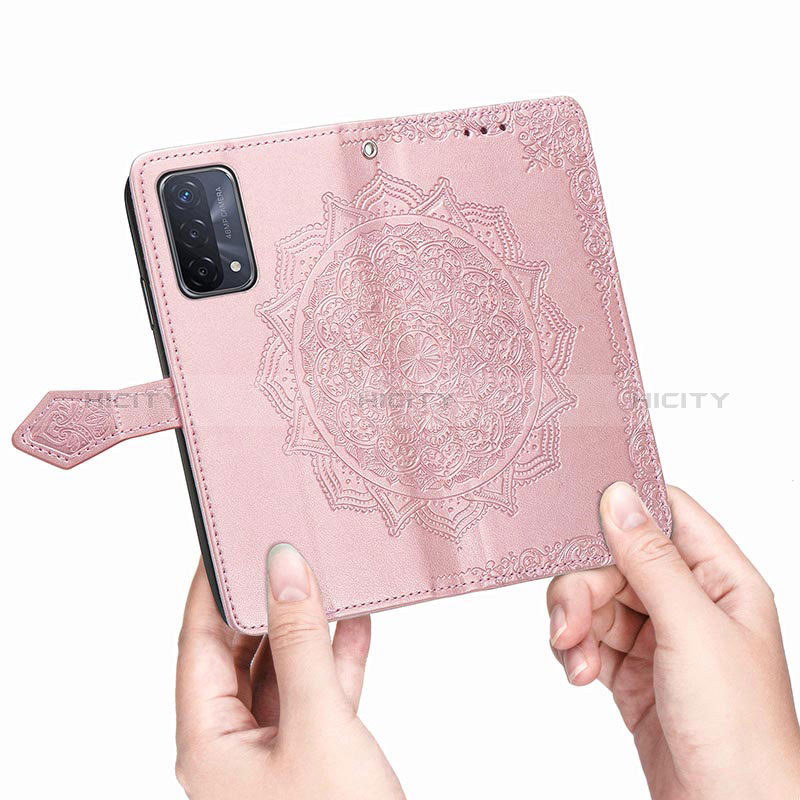 Coque Portefeuille Motif Fantaisie Livre Cuir Etui Clapet pour Oppo A74 5G Plus