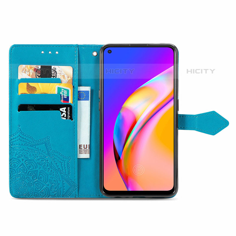 Coque Portefeuille Motif Fantaisie Livre Cuir Etui Clapet pour Oppo A94 4G Plus