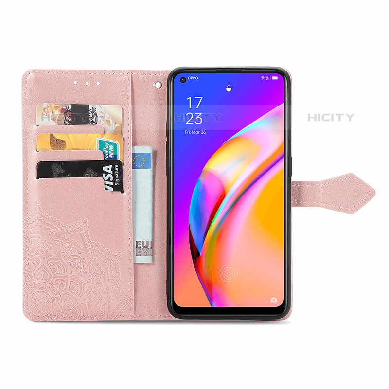 Coque Portefeuille Motif Fantaisie Livre Cuir Etui Clapet pour Oppo A94 5G Plus