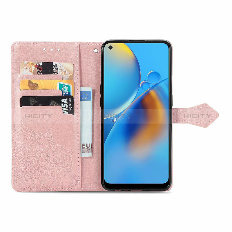 Coque Portefeuille Motif Fantaisie Livre Cuir Etui Clapet pour Oppo A95 4G Plus